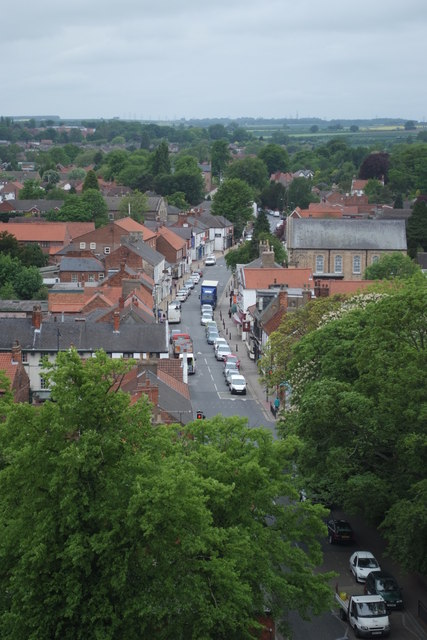 Hallgate from St. Mary's church tower