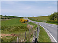 The B4337 descending past Waun Fergi