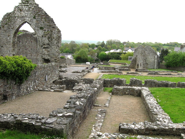 Ruins of St. Dogmaels Abbey,  Pembrokeshire