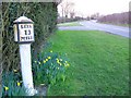 SK1546 : Milepost beside the A52, Upper Mayfield by Maigheach-gheal