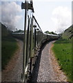 Steam train rounds the bend, near Shell Cove