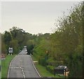 Looking south along the A29 (Stane Street)