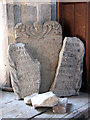 The church of SS Peter and Paul in Bardwell - old headstones