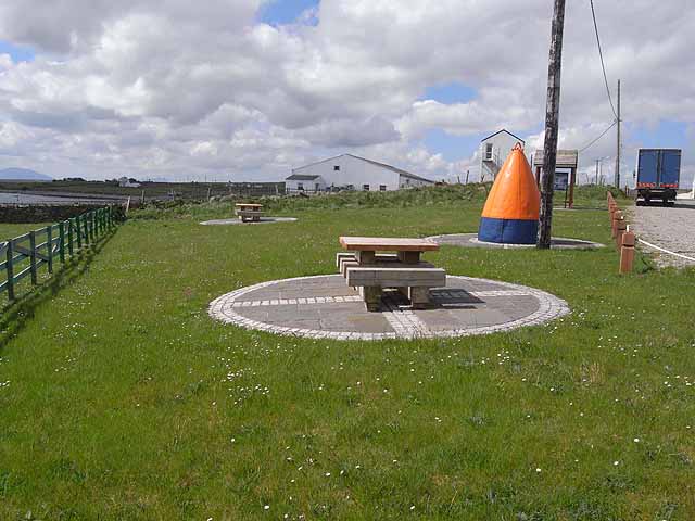 Picnic area at Ballyglass Harbour