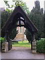 Lych gate at Shalford church