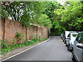 Wall in High Elms Road