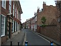 Aldwark, York, looking past Oliver Sheldon House