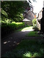 All Saints, Fifehead Neville- church path