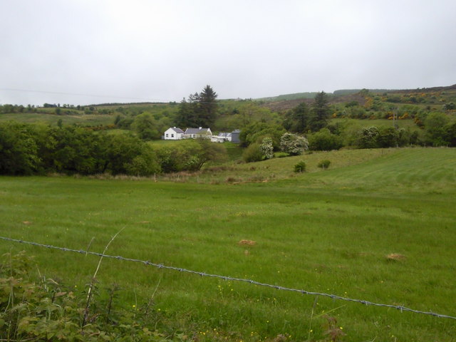 House in landscape, Cloghhoolia, Co Clare