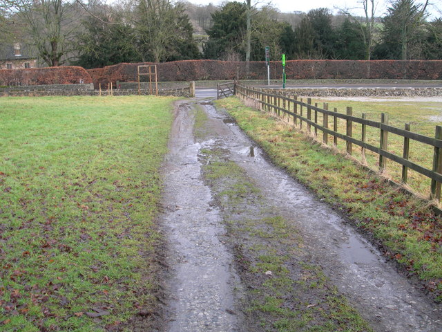 Footpath to Haddon Hall and towards A6