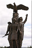 SK1814 : Polish War Memorial, Near completion  (2) by Chris' Buet