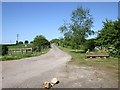 Entrance drive to Cross Leys Farm, Ilmington