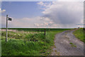 Public footpath on Gorse Hill -  Scredington