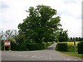 Entrance drive to Redlands Farm from B4100