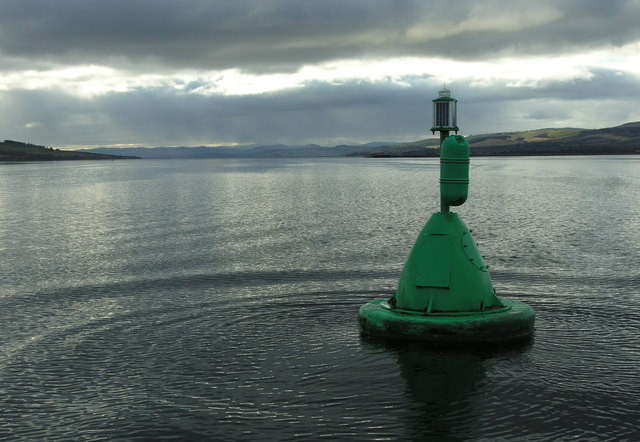 Burbridge navigation buoy, Cromarty Firth