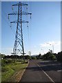 Pylons above St Peters Drive