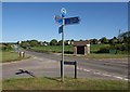 NCN signpost, Felton