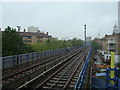 Docklands light railway at Westferry