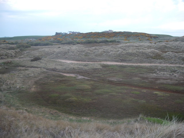 View west to the coastguard lookout near Hatterseat