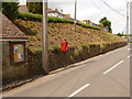 Nottington: postbox № DT3 73 and noticeboard