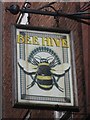 NZ2464 : Sign for The Bee Hive Hotel, Cloth Market / High Bridge, NE1 by Mike Quinn