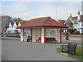 Shelter next to De La Warr Parade