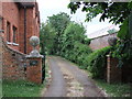 Gate entrance to the vicarage at St. Andrew