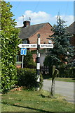 SK5232 : Fingerpost at Barton-in-Fabis by Alan Murray-Rust