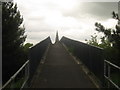 Footbridge towards Sevington