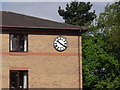 Clock outside the Convent