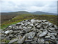 SJ0936 : Stone cairn at Pen Bwlch Llandrillo by Jeremy Bolwell