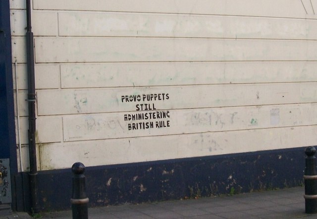 Dissident Republican Graffiti in Marcus... © Eric Jones :: Geograph Ireland