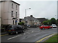 Mini-roundabout in Mill Road