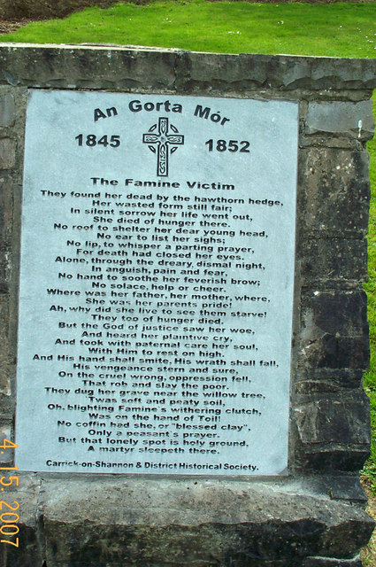 Famine Graveyard Memorial