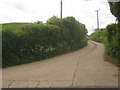 Access road to Bank Farm