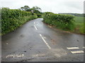 Lane heads away from Pentrepoeth Road