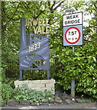 SD7920 : Village Sign, Irwell Vale, Rossendale, Lancashire by Robert Wade