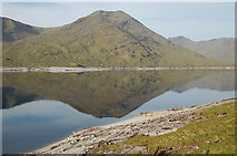 NM9698 : Sgurr Mor reflected in Loch Quoich by Jim Barton