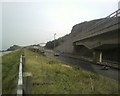 Expressway & Rainbow bridge at Tan Lan, Old Colwyn, Colwyn Bay