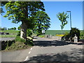 Road heading north out of  Fowlis