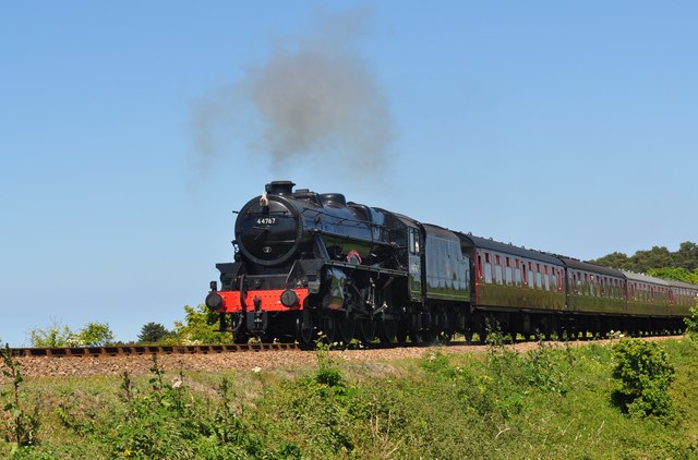 Black Five 44767 on a Train to Weybourne