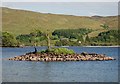 NM8804 : Crannog on Loch Awe by Patrick Mackie