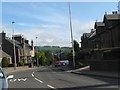 The A926 heading in to Forfar