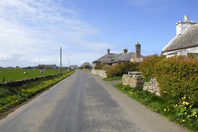 Looking southwest along road in Lady... © Peter Amsden :: Geograph ...