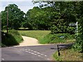 Junction of lanes, Alderbury