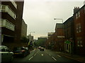 A wet day on Wollaton Street, Nottingham