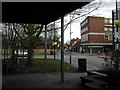 Station Road, Kenilworth, seen from the entrance to the former Budgens store