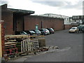 Service yard, former Budgens store, Kenilworth