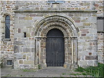 SD6178 : West door - St Mary's, Kirkby Lonsdale by John S Turner
