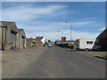 The main road from the south heading in to Kirriemuir